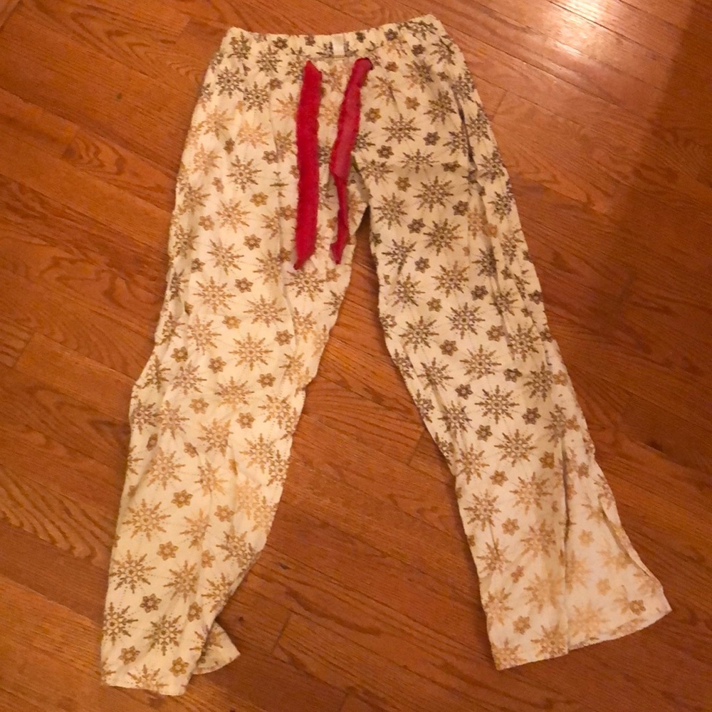 Snowflake pajama pants